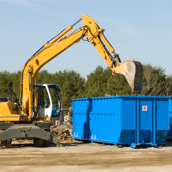 can i rent a residential dumpster for a construction project in Voltaire ND